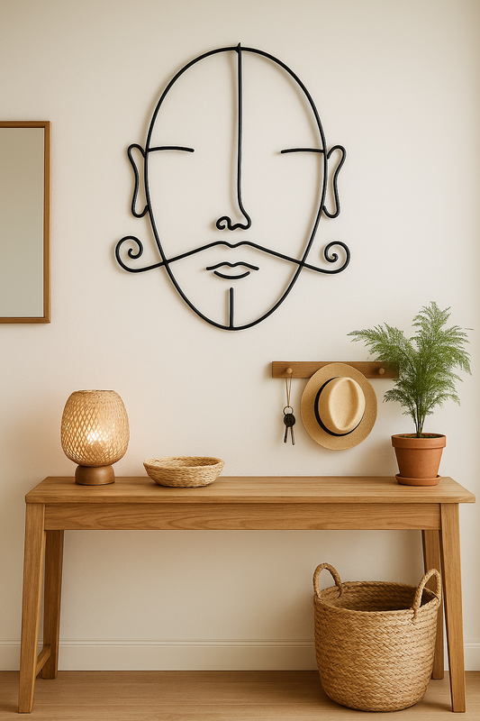 Adorno de Pared Artesanal en Hierro – Hecho a Mano - Cocina