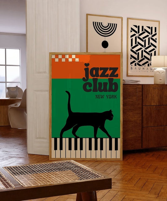 Cuadro Decorativo Música, Jazz Club New York