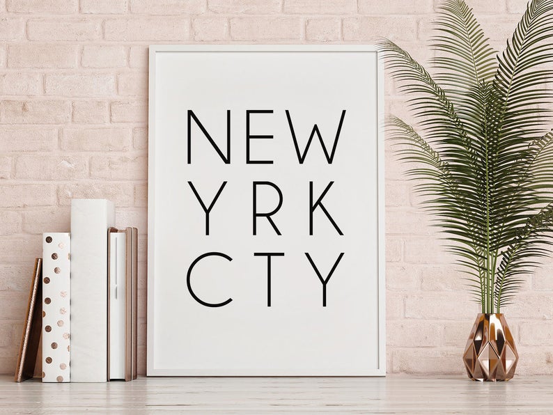 Cuadro Decorativo Travel , NEW YRK CTY - Tree House Deco