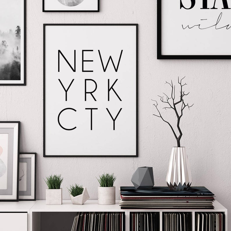 Cuadro Decorativo Travel , NEW YRK CTY - Tree House Deco