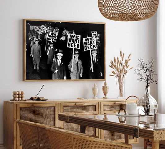 Cuadro Decorativo We Want Beer, Cerveza, Poster