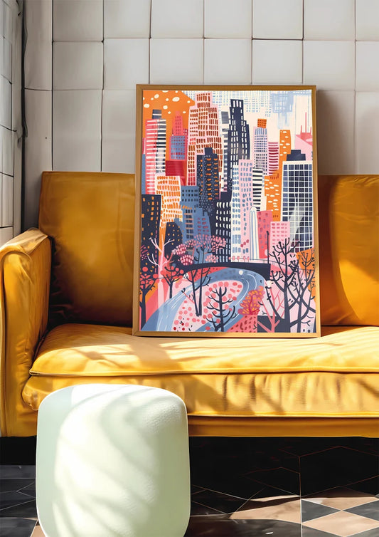 Cuadro Decorativo Viajes, New York, NY, Colores III