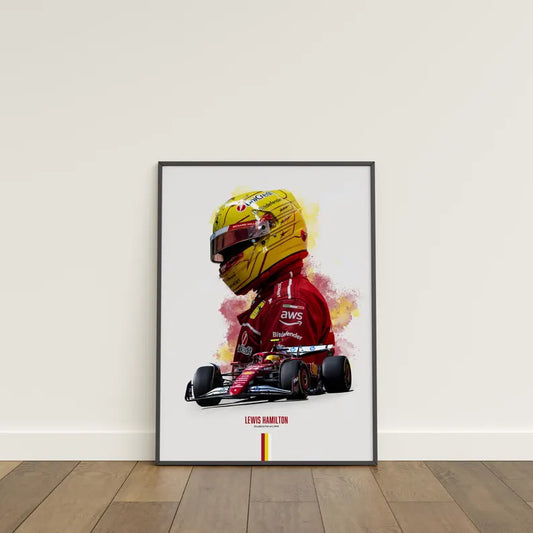 Cuadro Decorativo Póster F1, Fórmula 1, Hamilton