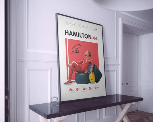 Cuadro Decorativo Póster F1, Fórmula 1, Hamilton