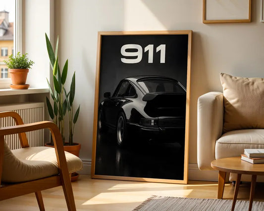 Cuadro Decorativo Póster Porsche, 911. Autos