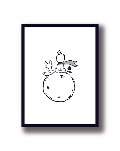 Cuadro Decorativo Principito, Infantil - Tree House Deco