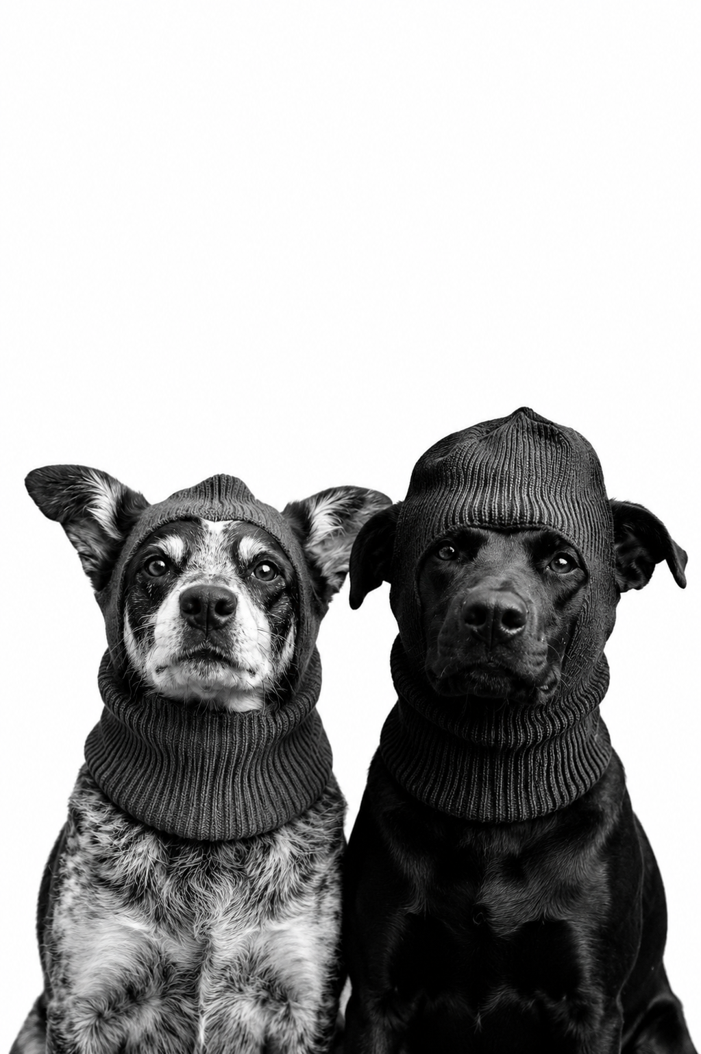 Cuadro Personalizado, Tu propio Diseño, Marco Natural Mascotas, Divertido Perros Ladrones