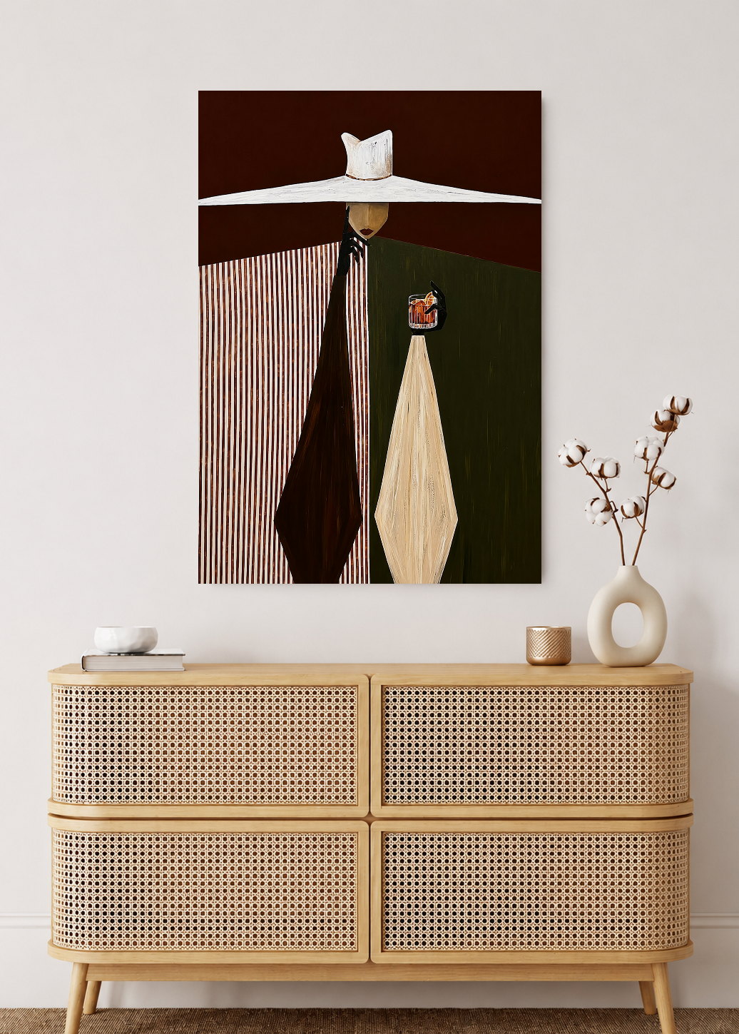 Cuadro Decorativo Sin Marco - MDF 9mm Abstractos Ilustraciones Modernas Xxxxviii - foto 2