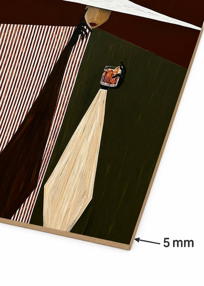 Cuadro Decorativo Sin Marco - MDF 9mm Abstractos Ilustraciones Modernas Xxxxviii - foto 6