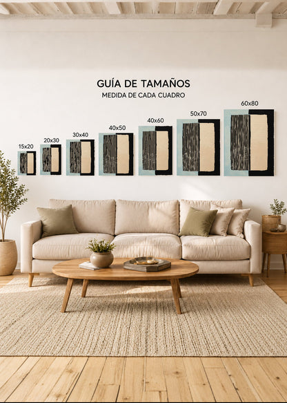 Cuadro Decorativo Sin Marco - MDF 9mm Abstractos Modernos Abrilia VIII - foto 5