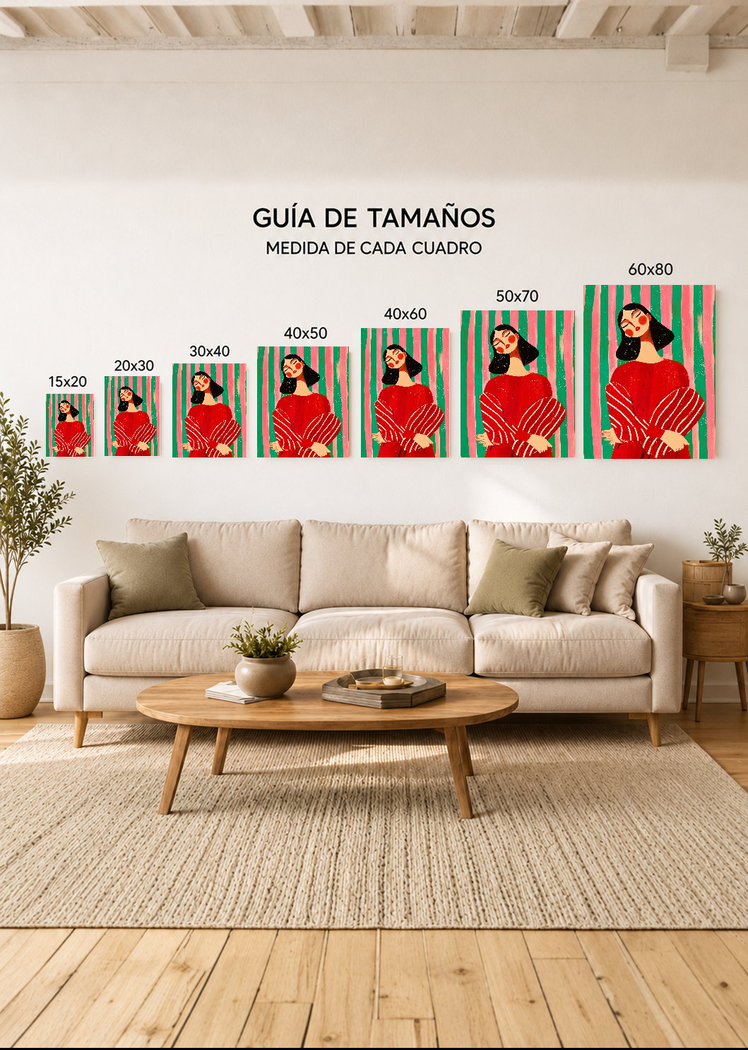 Cuadro Decorativo Sin Marco - MDF 9mm Abstractos Modernos Ilustraciones Modernas XXIX - foto 5