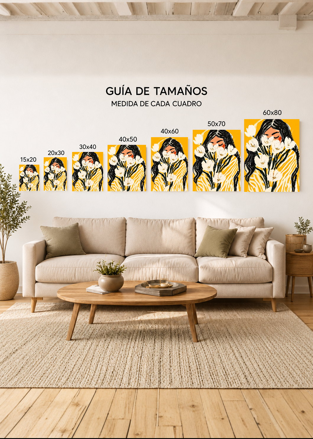 Cuadro Decorativo Sin Marco - MDF 9mm Abstractos Modernos Ilustraciones Modernas XXVI - foto 5