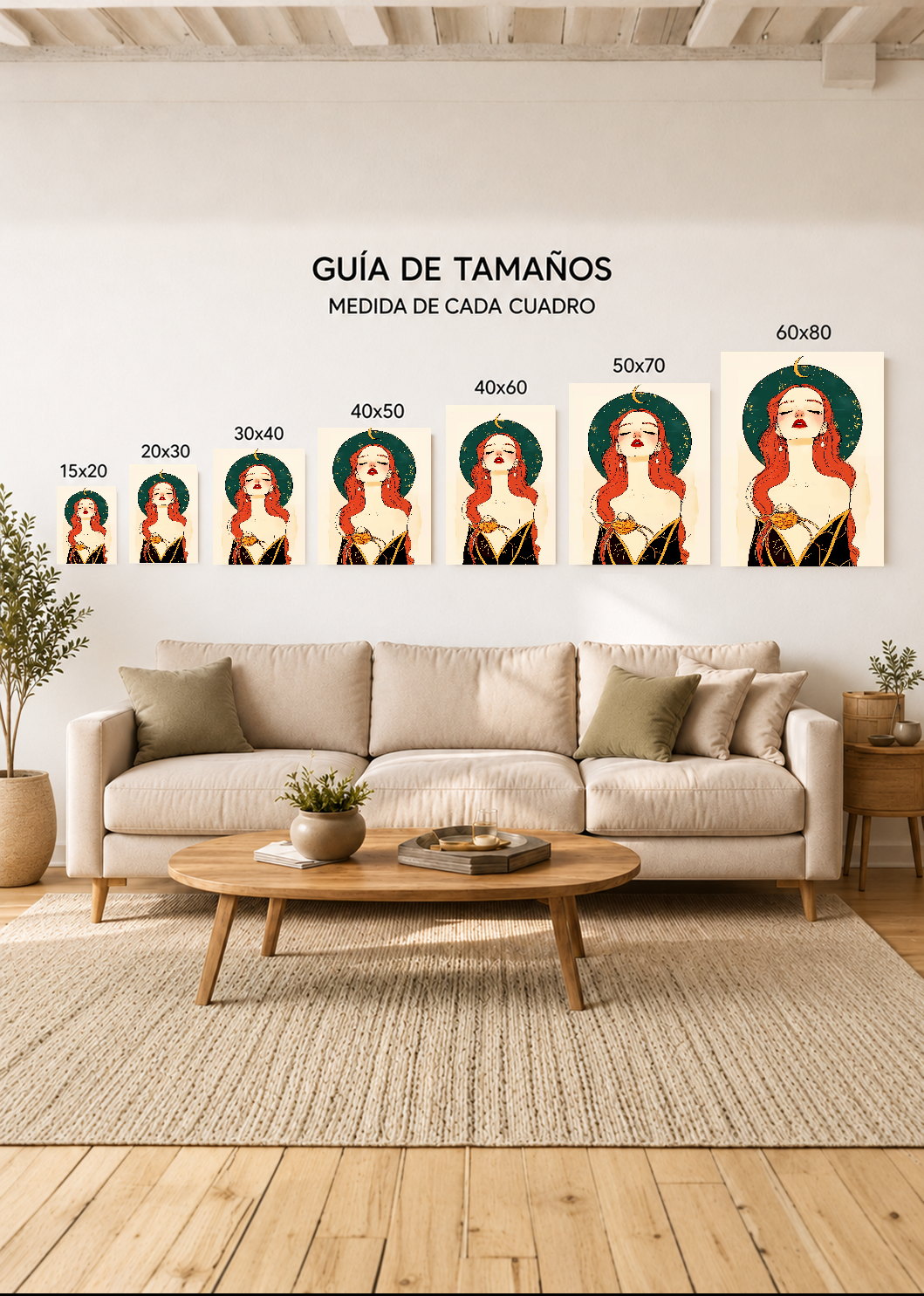Cuadro Decorativo Sin Marco - MDF 9mm Artistas del Zodíaco Astrología Cáncer VII - foto 5