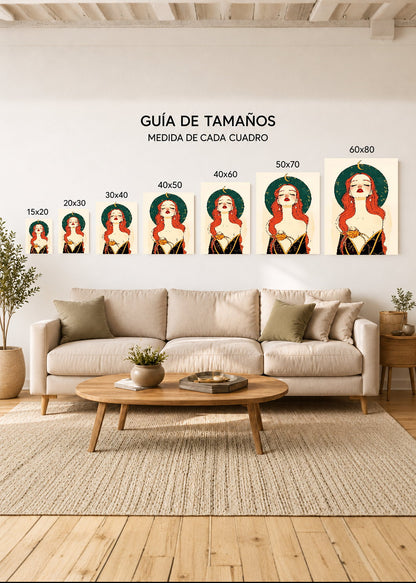 Cuadro Decorativo Sin Marco - MDF 9mm Artistas del Zodíaco Astrología Cáncer VII - foto 5