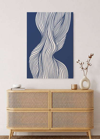 Cuadro Decorativo Sin Marco - MDF 9mm Azul Como el Mar Azul II - foto 2