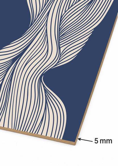 Cuadro Decorativo Sin Marco - MDF 9mm Azul Como el Mar Azul II - foto 6