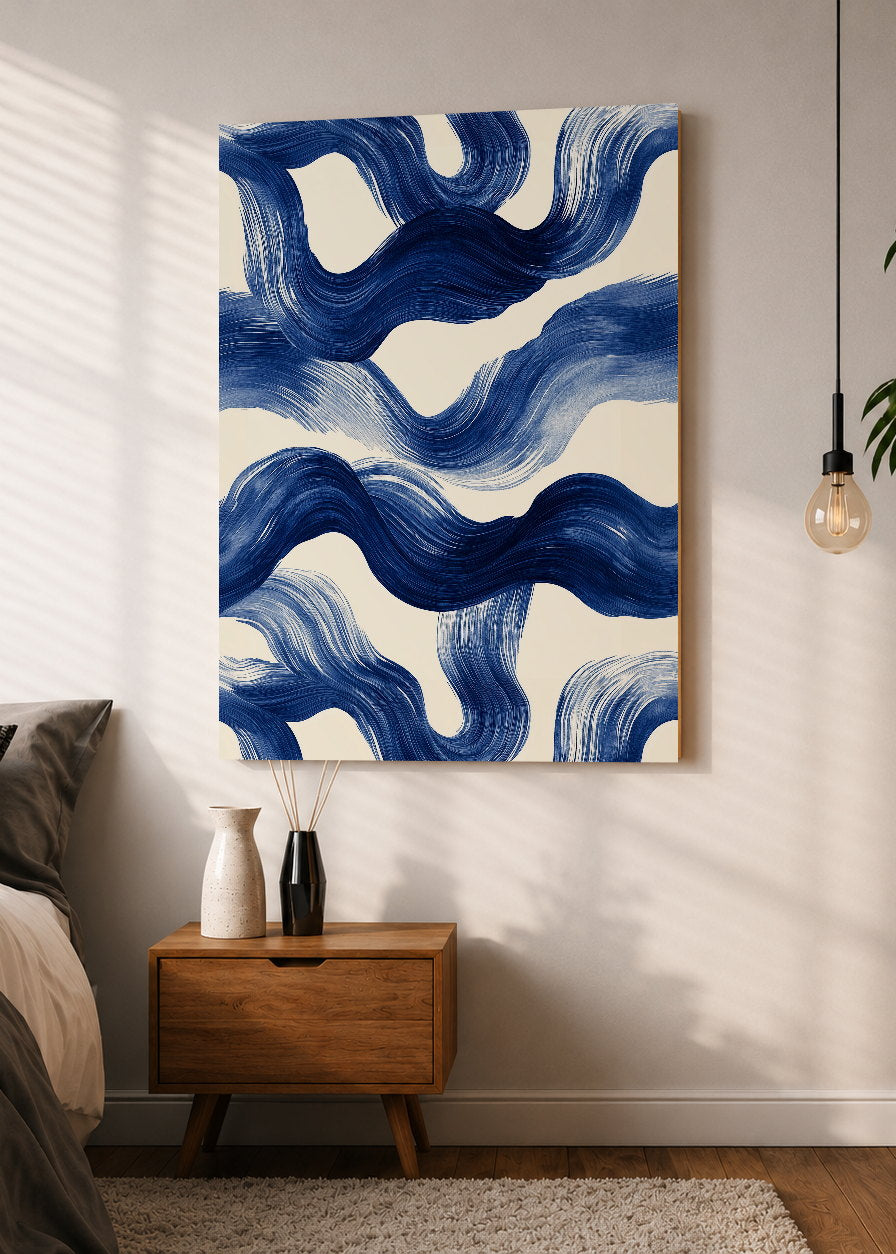 Cuadro Decorativo Sin Marco - MDF 9mm Azul Como el Mar Azul III - foto 1