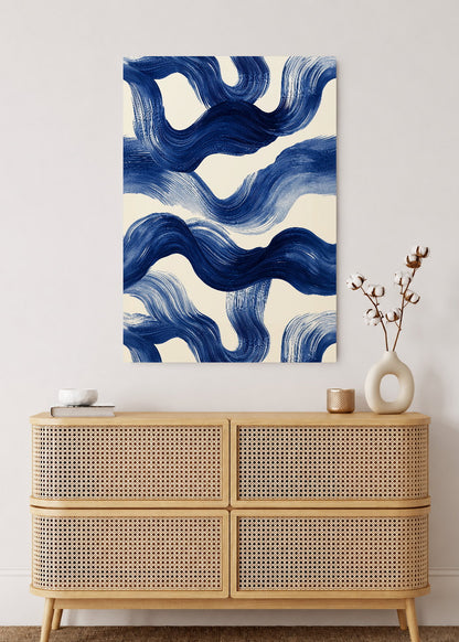 Cuadro Decorativo Sin Marco - MDF 9mm Azul Como el Mar Azul III - foto 2