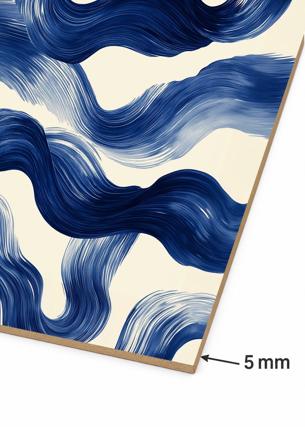 Cuadro Decorativo Sin Marco - MDF 9mm Azul Como el Mar Azul III - foto 6