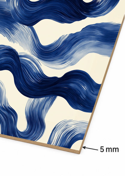Cuadro Decorativo Sin Marco - MDF 9mm Azul Como el Mar Azul III - foto 6