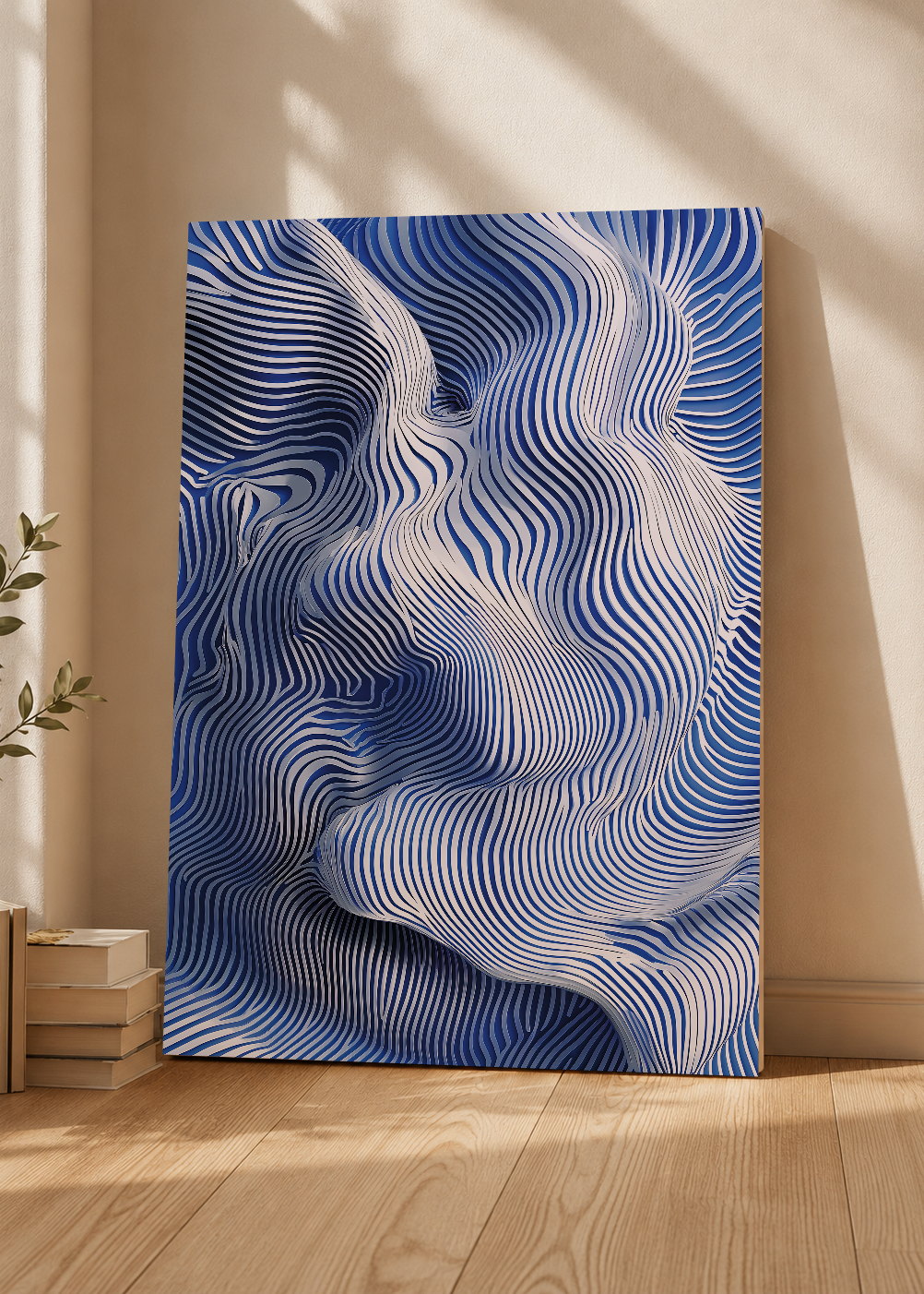 Cuadro Decorativo Sin Marco - MDF 9mm Azul Como el Mar Azul I - foto 3