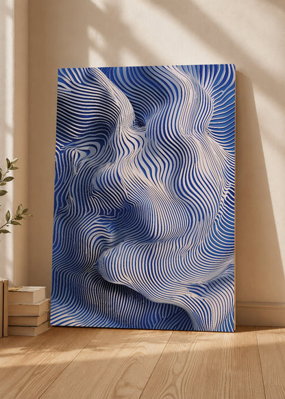 Cuadro Decorativo Sin Marco - MDF 9mm Azul Como el Mar Azul I - foto 3