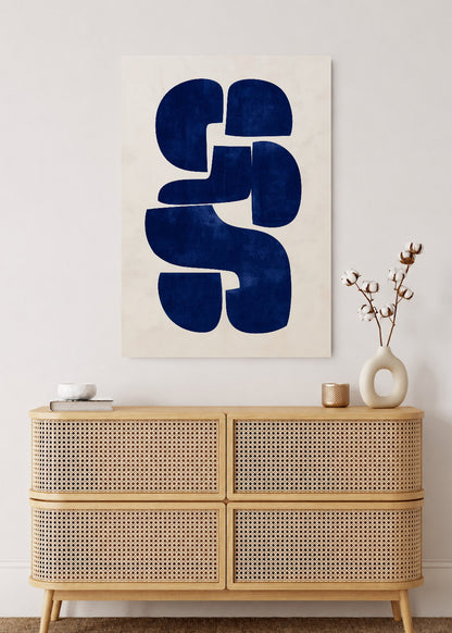 Cuadro Decorativo Sin Marco - MDF 9mm Azul Como el Mar Azul V - foto 2