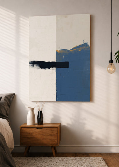 Cuadro Decorativo Sin Marco - MDF 9mm Azul Como el Mar Azul XIX - foto 1