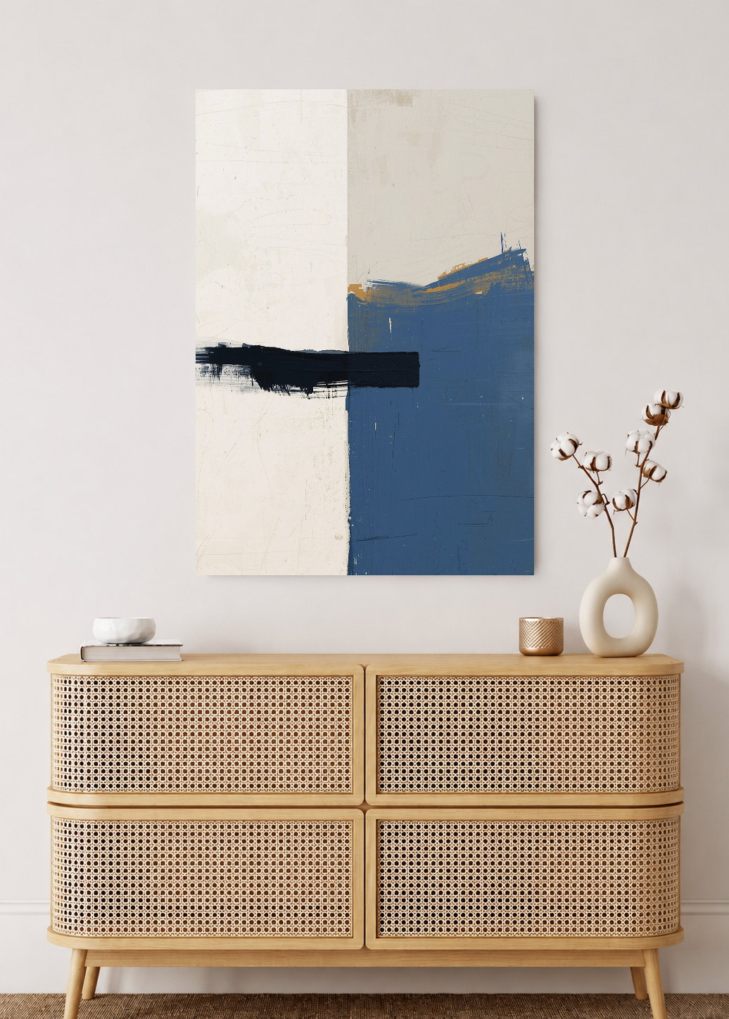 Cuadro Decorativo Sin Marco - MDF 9mm Azul Como el Mar Azul XIX - foto 2