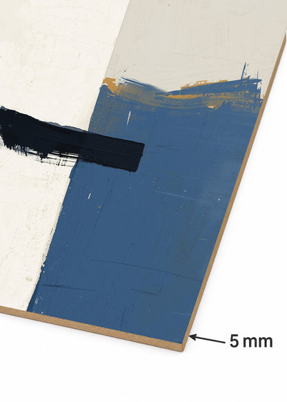 Cuadro Decorativo Sin Marco - MDF 9mm Azul Como el Mar Azul XIX - foto 6