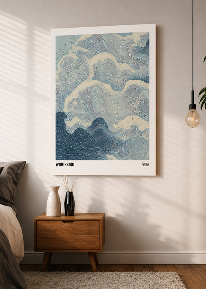 Cuadro Decorativo Sin Marco - MDF 9mm Azul Como el Mar Azul XI - foto 1