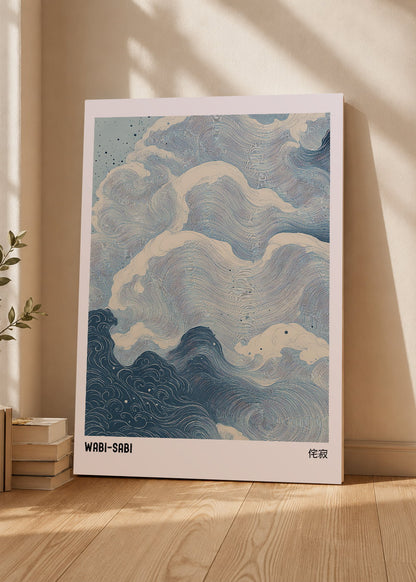 Cuadro Decorativo Sin Marco - MDF 9mm Azul Como el Mar Azul XI - foto 3
