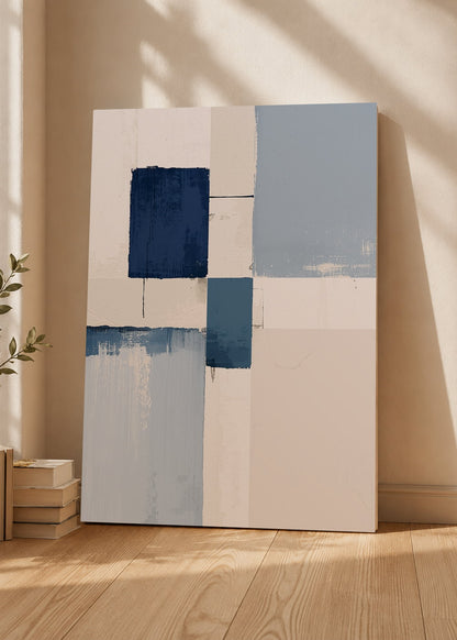 Cuadro Decorativo Sin Marco - MDF 9mm Azul Como el Mar Azul XVI - foto 3
