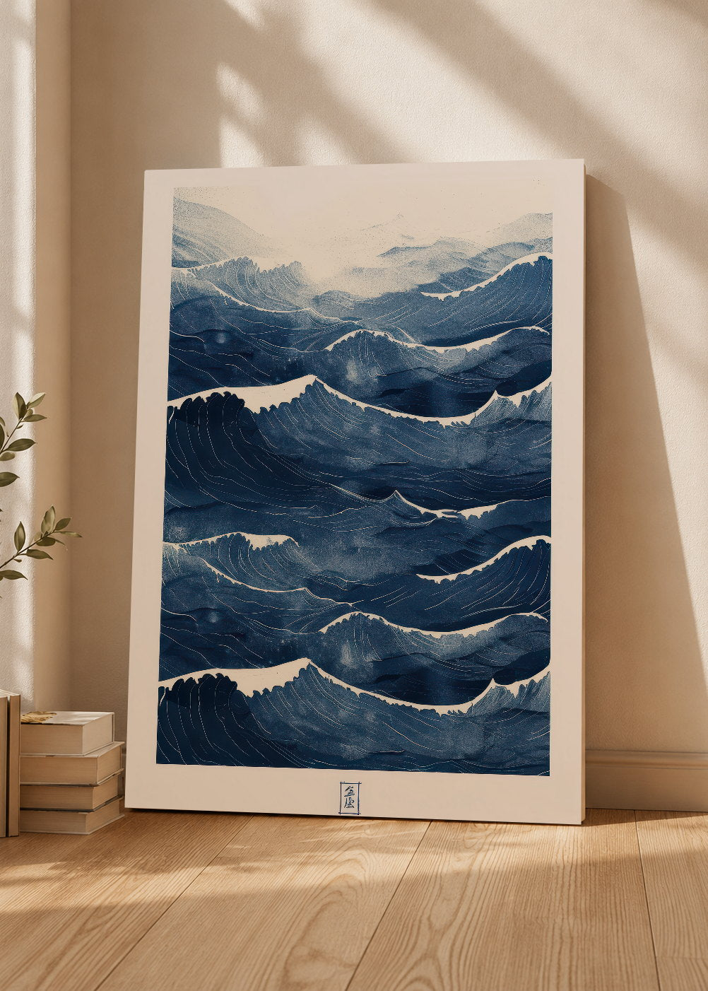 Cuadro Decorativo Sin Marco - MDF 9mm Azul Como el Mar Azul X - foto 3
