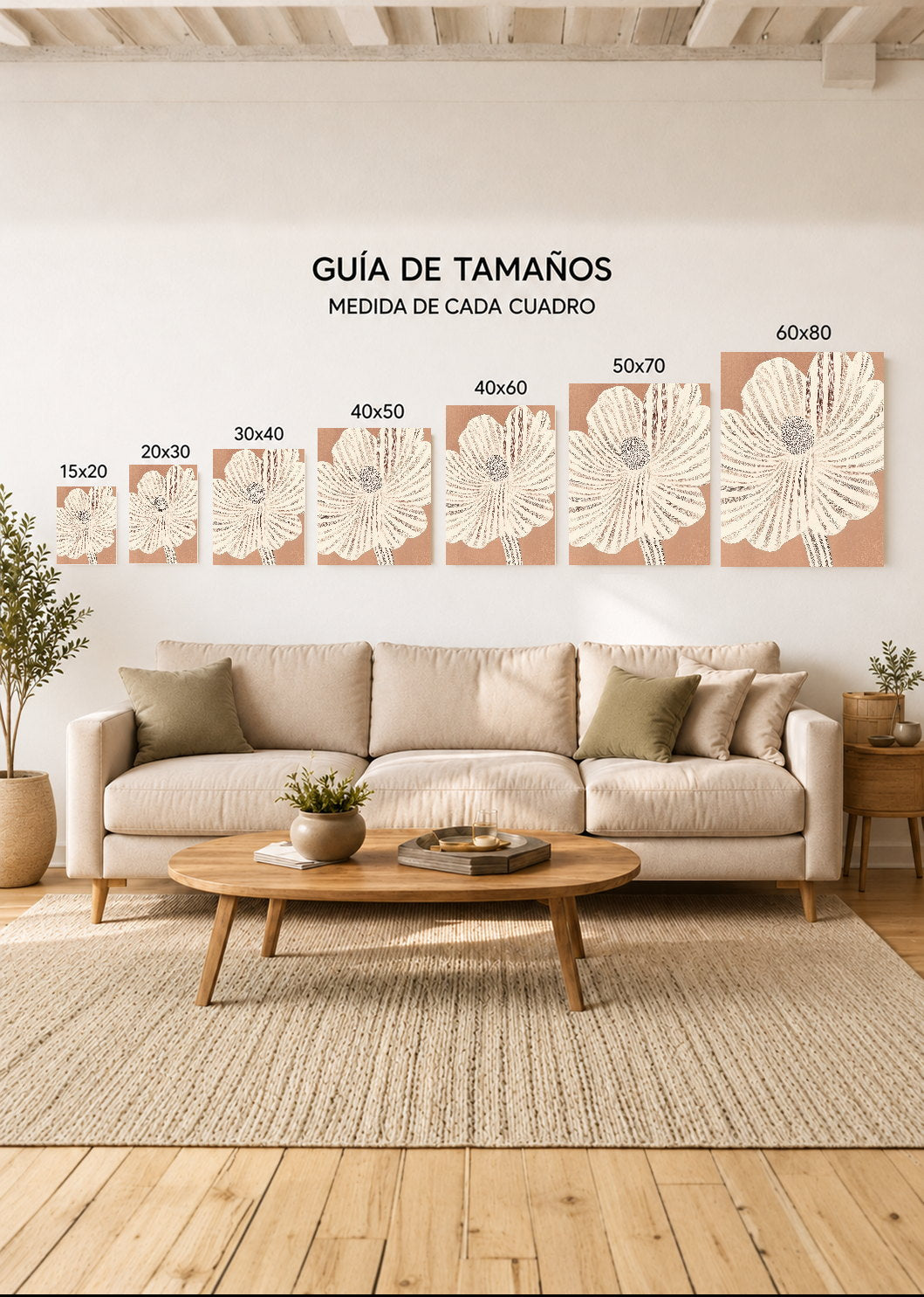 Cuadro Decorativo Sin Marco - MDF 9mm Botánicos Plantas Botanic Vibes XVII - foto 5