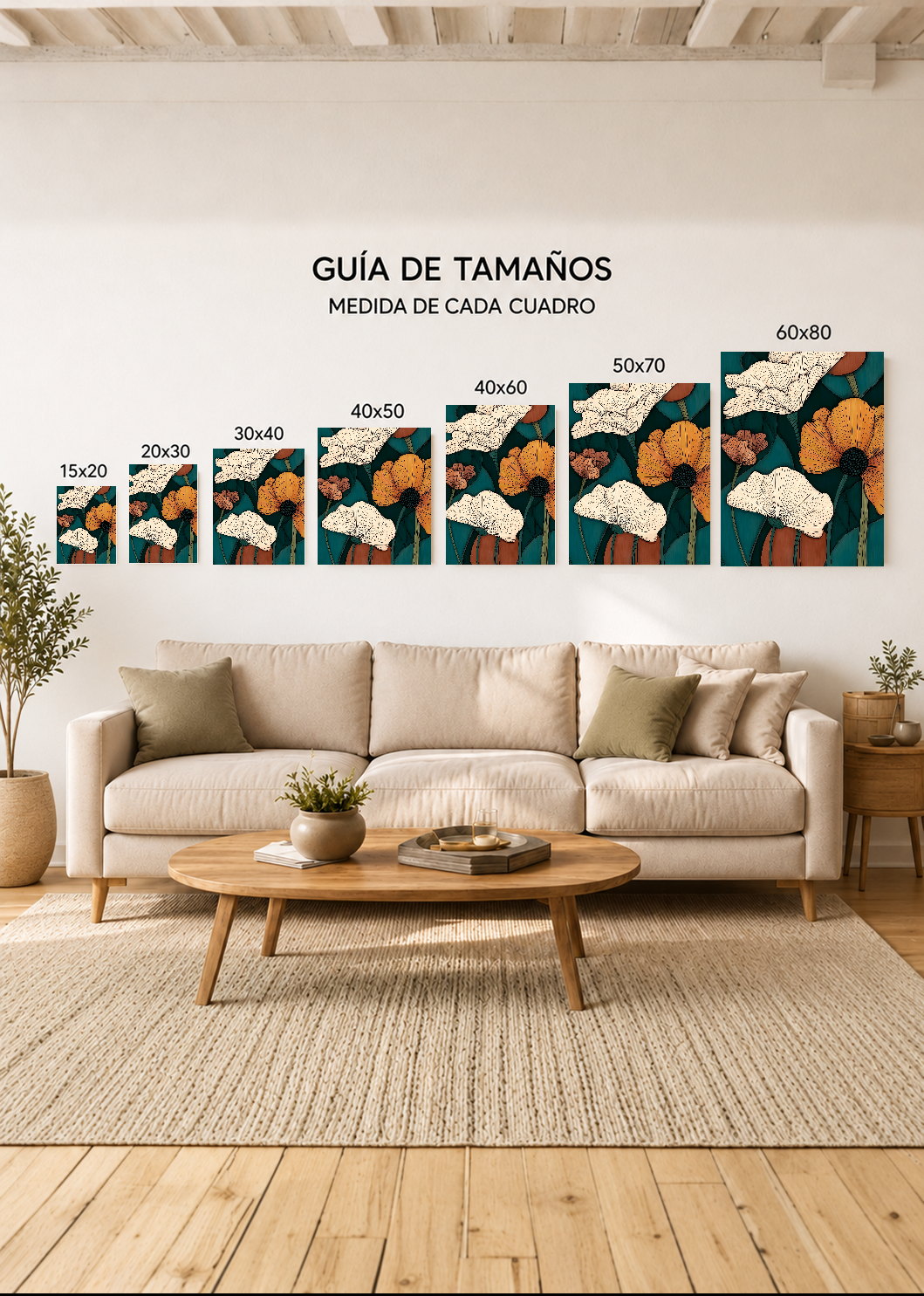 Cuadro Decorativo Sin Marco - MDF 9mm Botánicos Plantas Botanic Vibes XV - foto 5