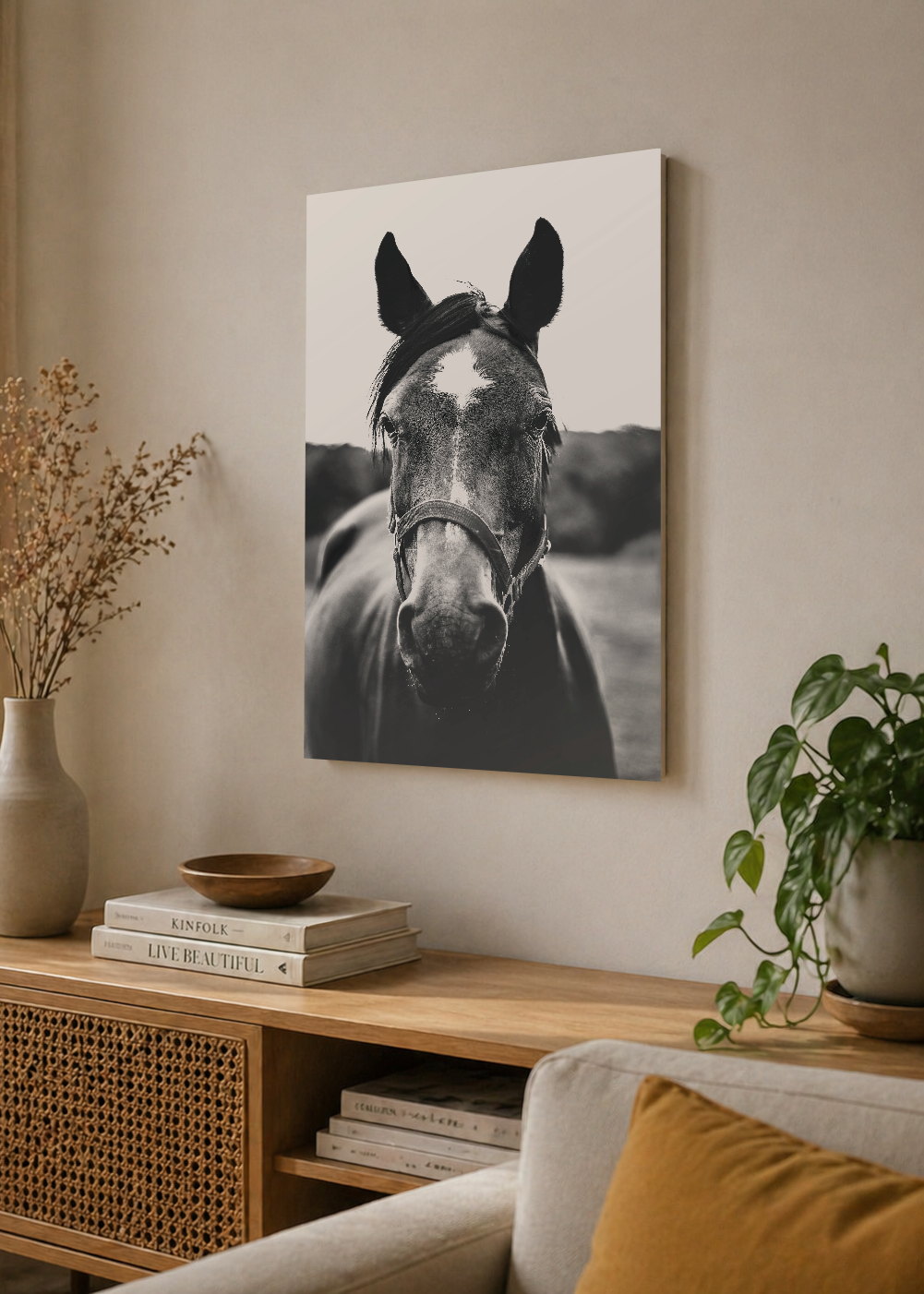 Cuadro Decorativo Sin Marco - MDF 9mm Caballos Amantes de los Caballos XIII - foto 4