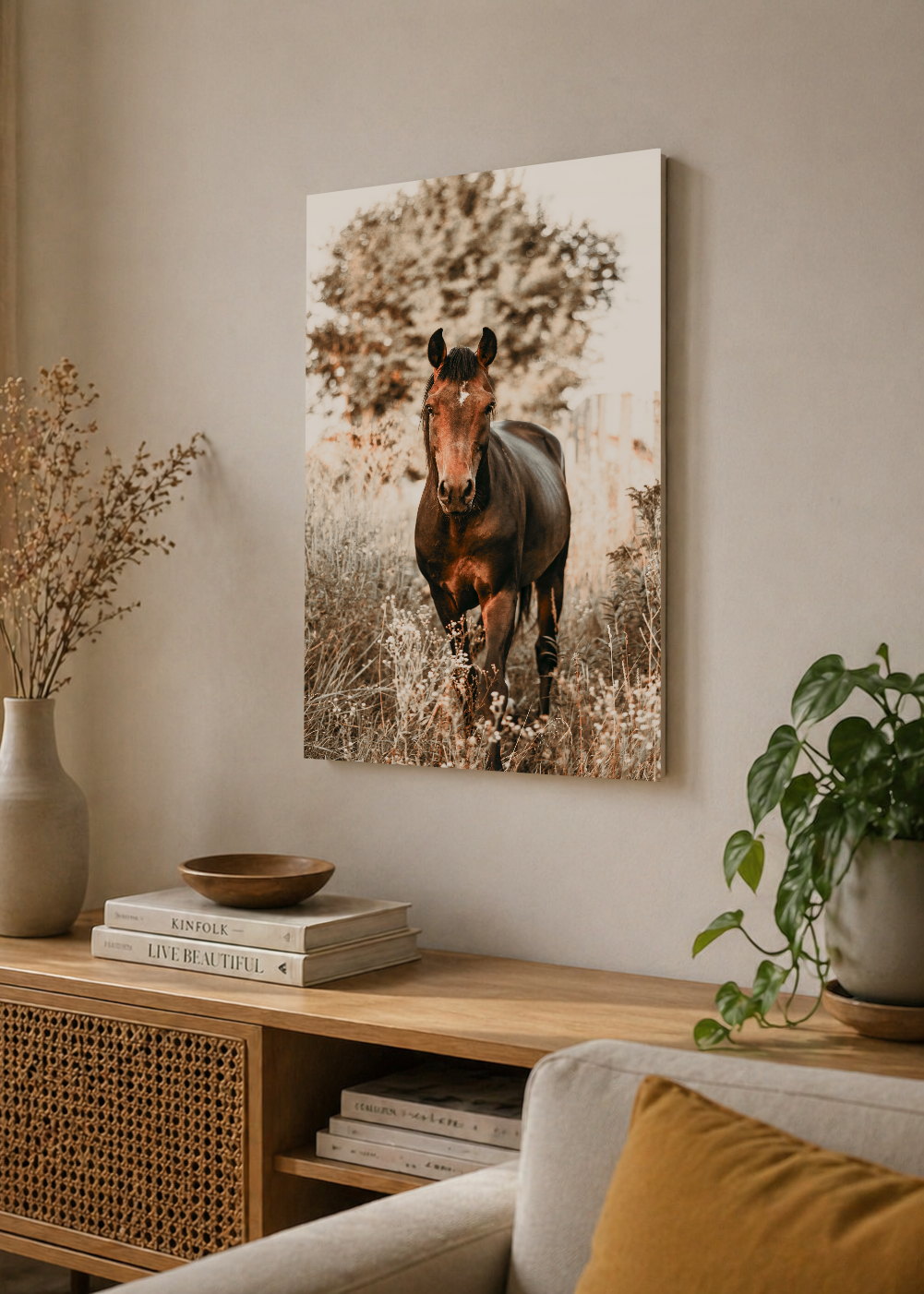 Cuadro Decorativo Sin Marco - MDF 9mm Caballos Amantes de los Caballos XXVIII - foto 4