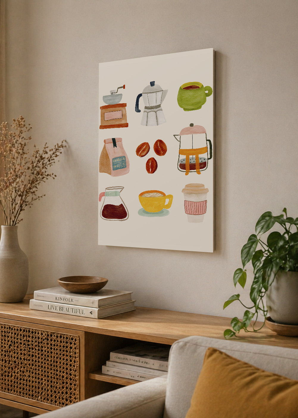 Cuadro Decorativo Sin Marco - MDF 9mm Coffee Mood XV - foto 4
