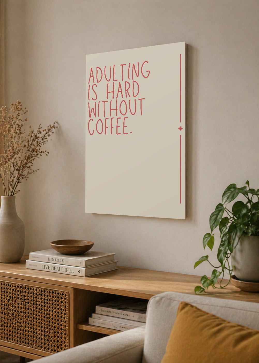 Cuadro Decorativo Sin Marco - MDF 9mm Coffee Mood XVIII - foto 4