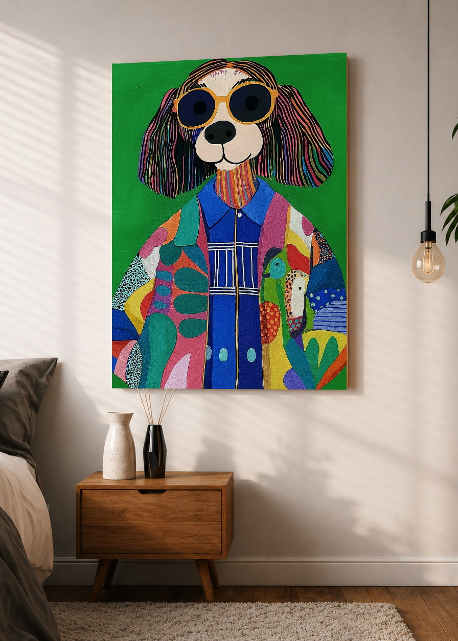 Cuadro Decorativo Sin Marco - MDF 9mm Como Perros y Gatos V - foto 1