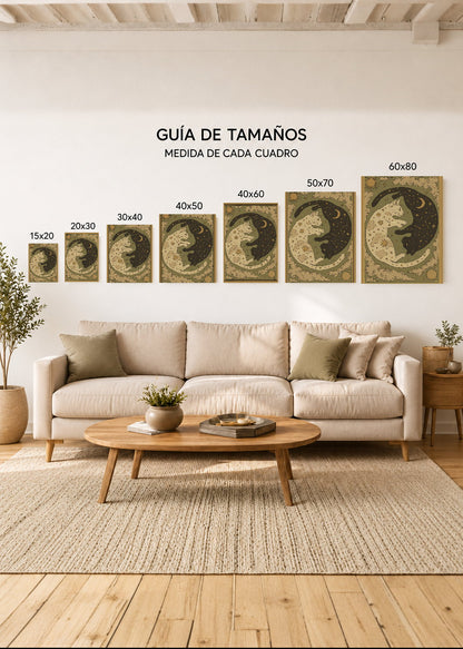 Cuadro Decorativo Sin Marco - MDF 9mm Como Perros y Gatos X - foto 5