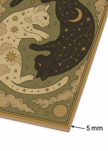 Cuadro Decorativo Sin Marco - MDF 9mm Como Perros y Gatos X - foto 6