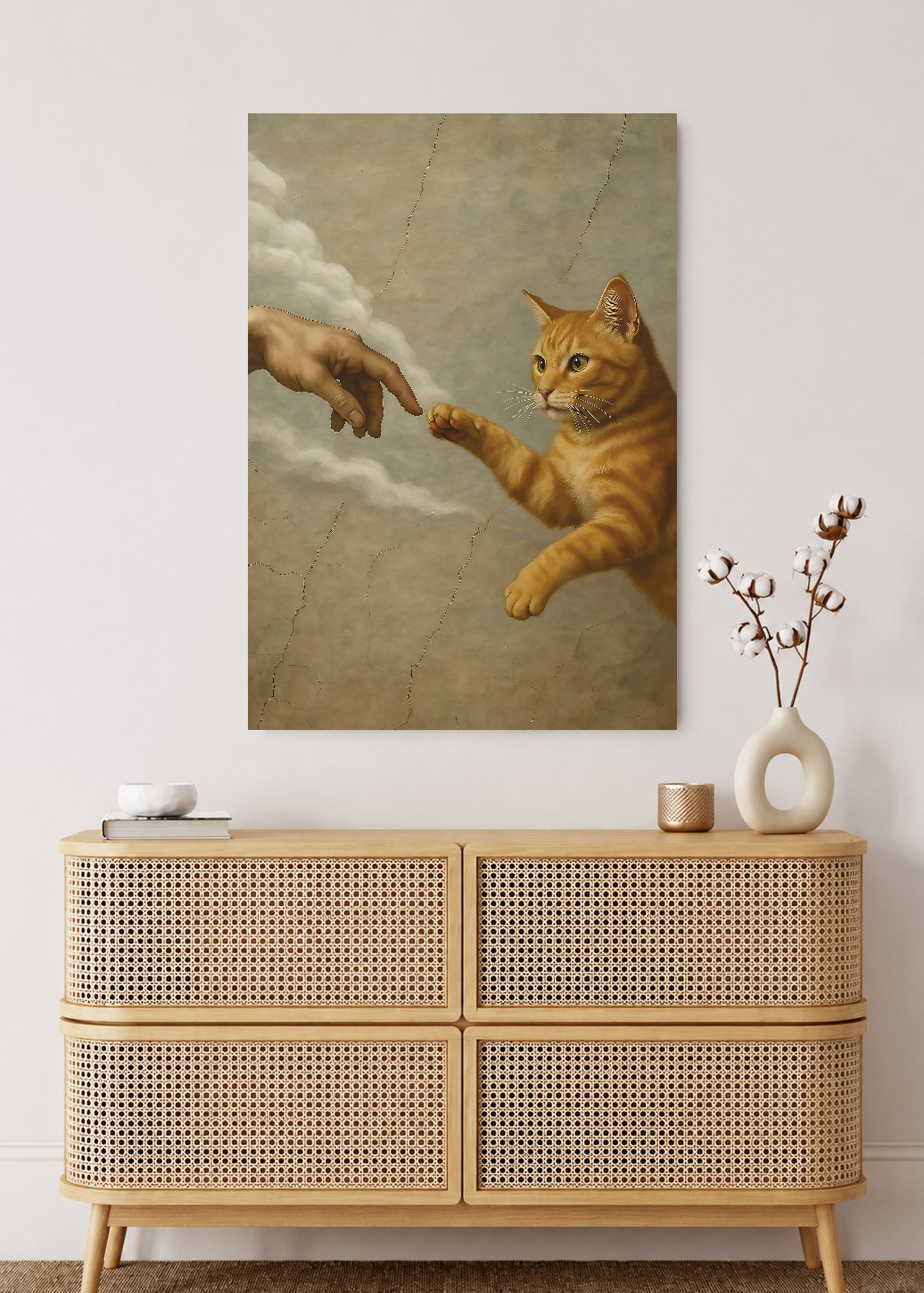 Cuadro Decorativo Sin Marco - MDF 9mm Como Perros y Gatos XIV - foto 2