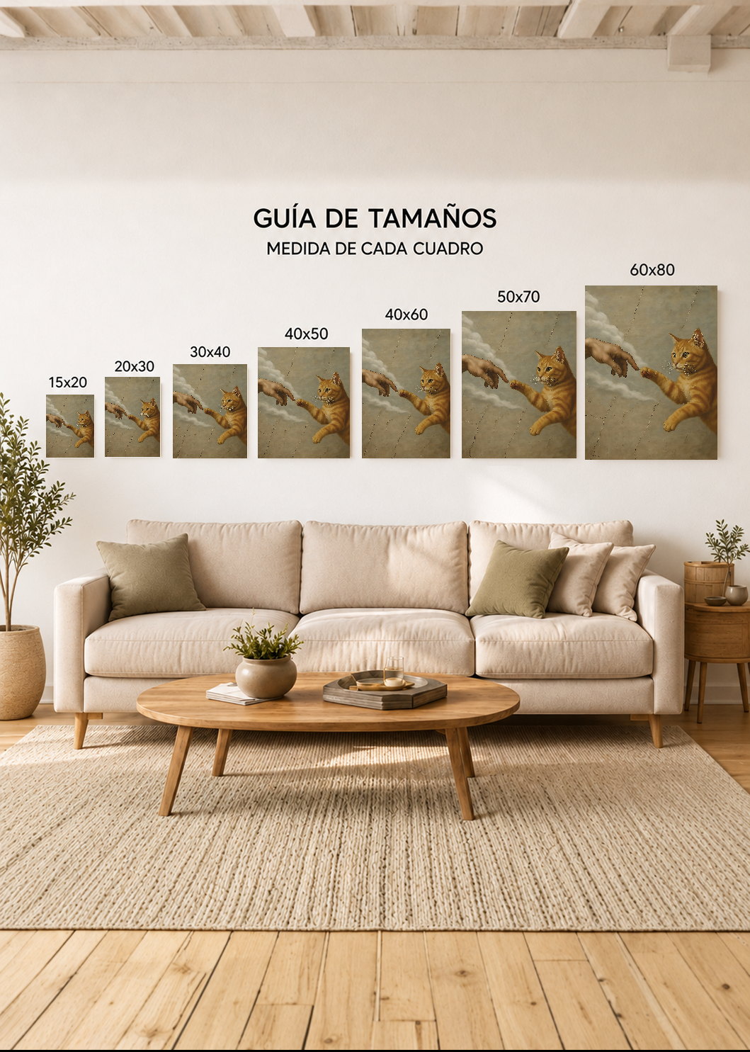 Cuadro Decorativo Sin Marco - MDF 9mm Como Perros y Gatos XIV - foto 5