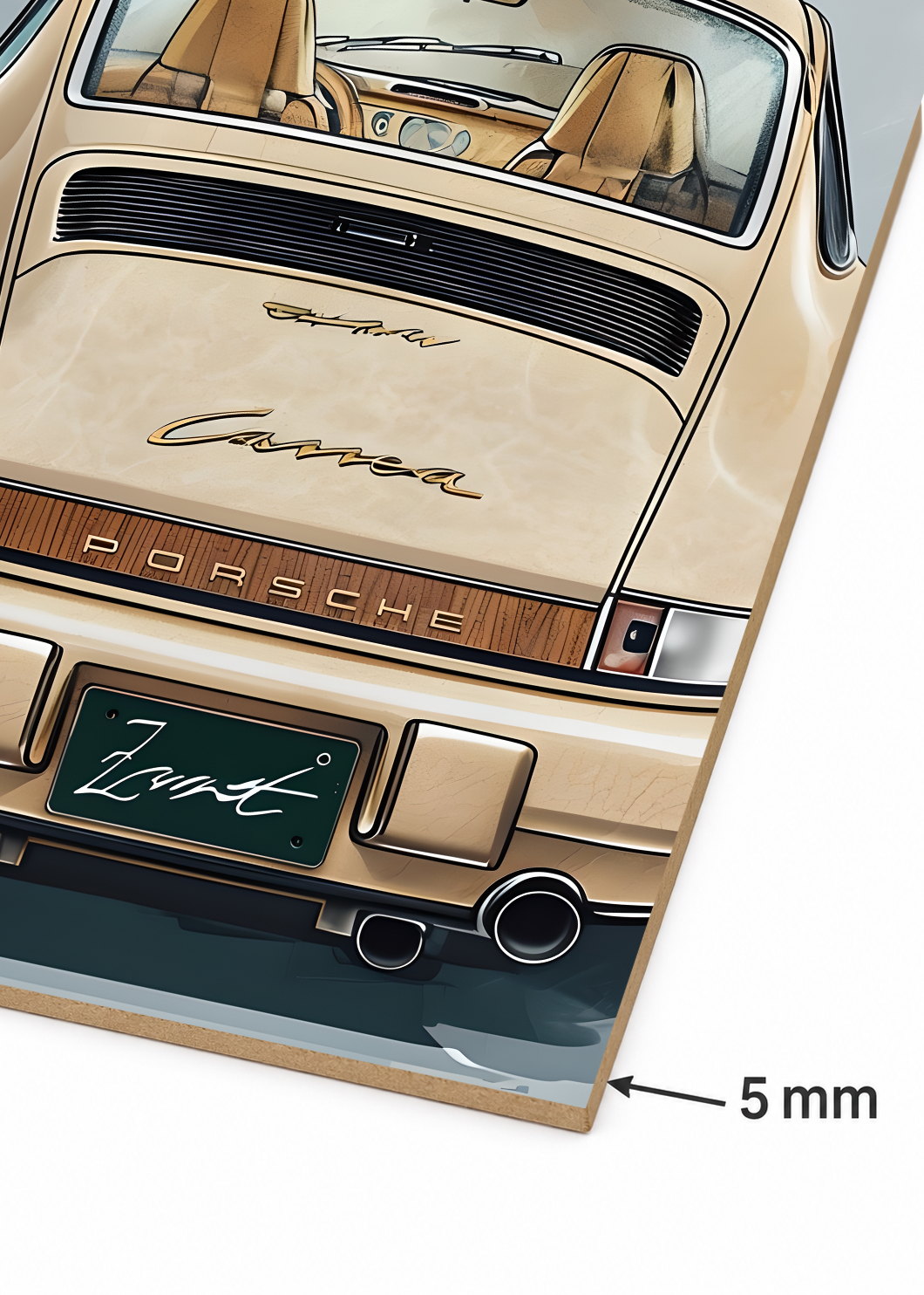 Cuadro Decorativo Sin Marco - MDF 9mm Deportes Autos The Man Cave Collection - foto 6