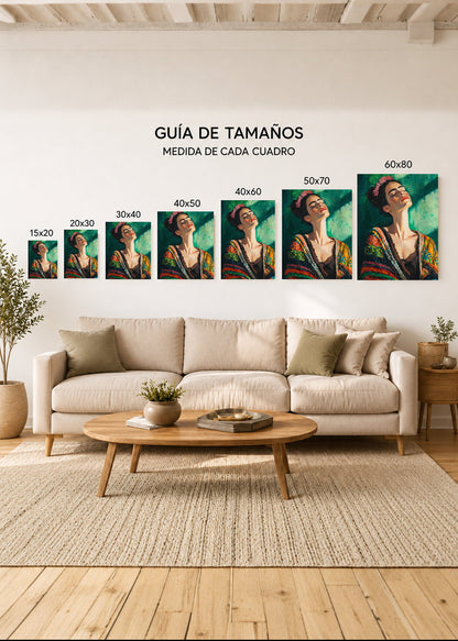 Cuadro Decorativo Sin Marco - MDF 9mm Edición Especial Frida Kahlo I - foto 5