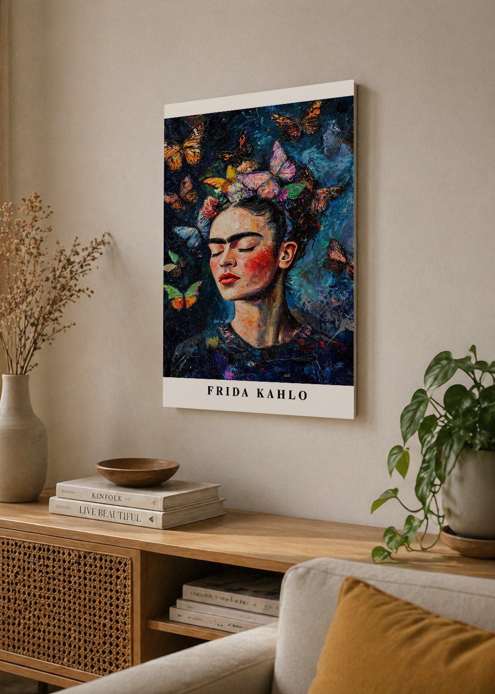 Cuadro Decorativo Sin Marco - MDF 9mm Edición Especial Frida Kahlo IV - foto 4