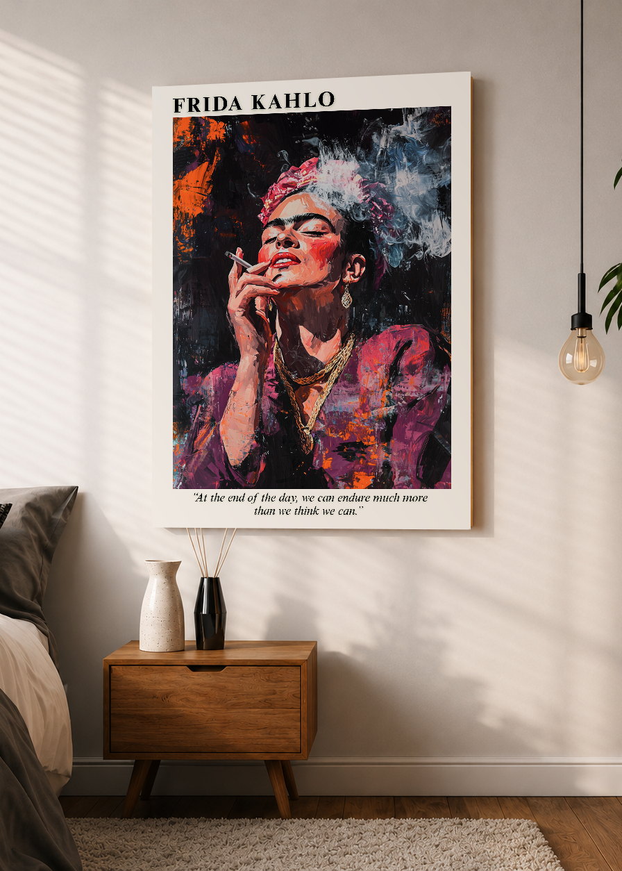Cuadro Decorativo Sin Marco - MDF 9mm Edición Especial Frida Kahlo IX - foto 1