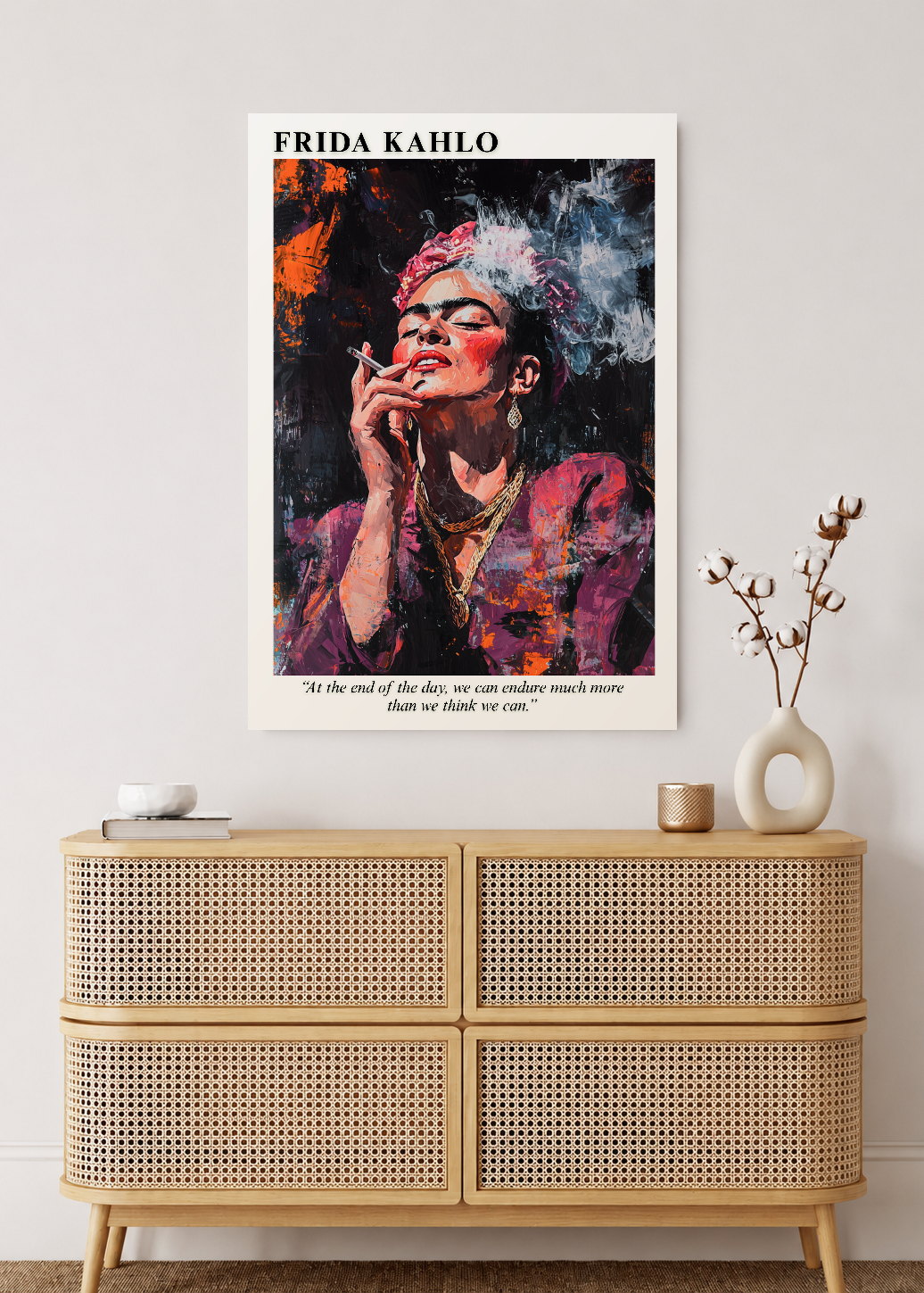 Cuadro Decorativo Sin Marco - MDF 9mm Edición Especial Frida Kahlo IX - foto 2